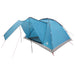 Camping Telt med tak Blå 6 personer Polyester og stål
