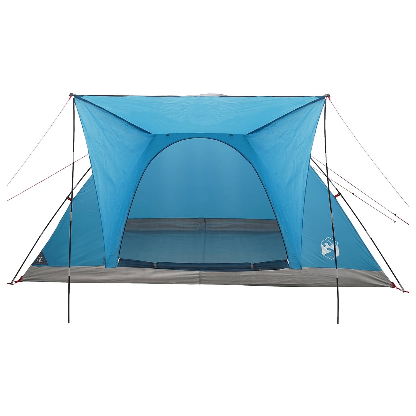 Camping Telt med tak Blå 6 personer Polyester og stål