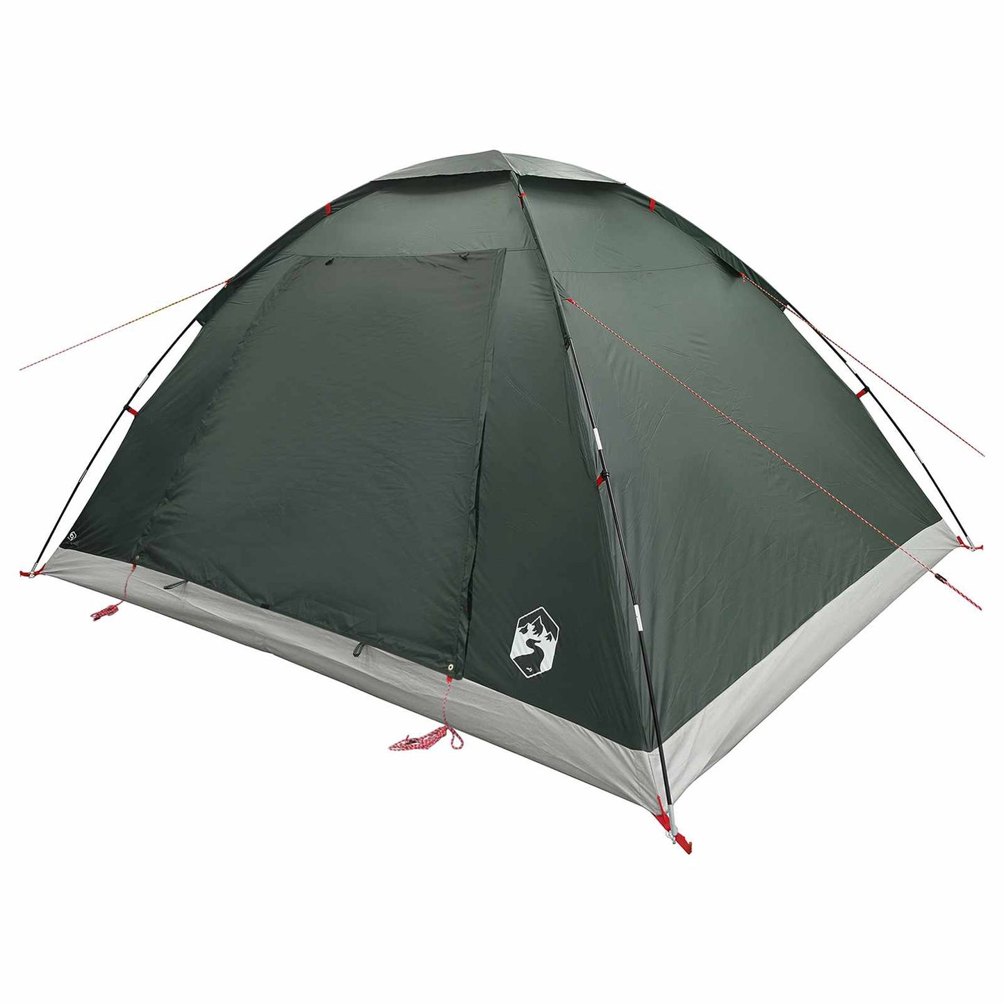 Camping Telt Army grønn 335 x 275 x 180 cm Polyester og stål