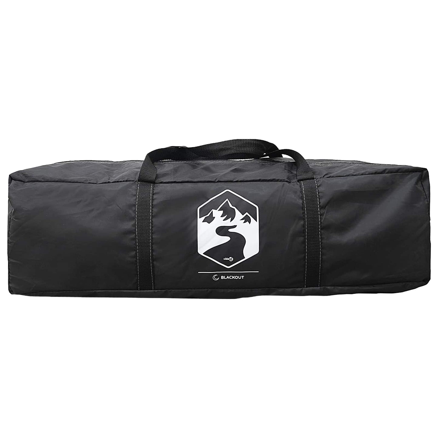 Camping Telt Hvit Blackout 335 x 275 x 180 cm Polyester og stål