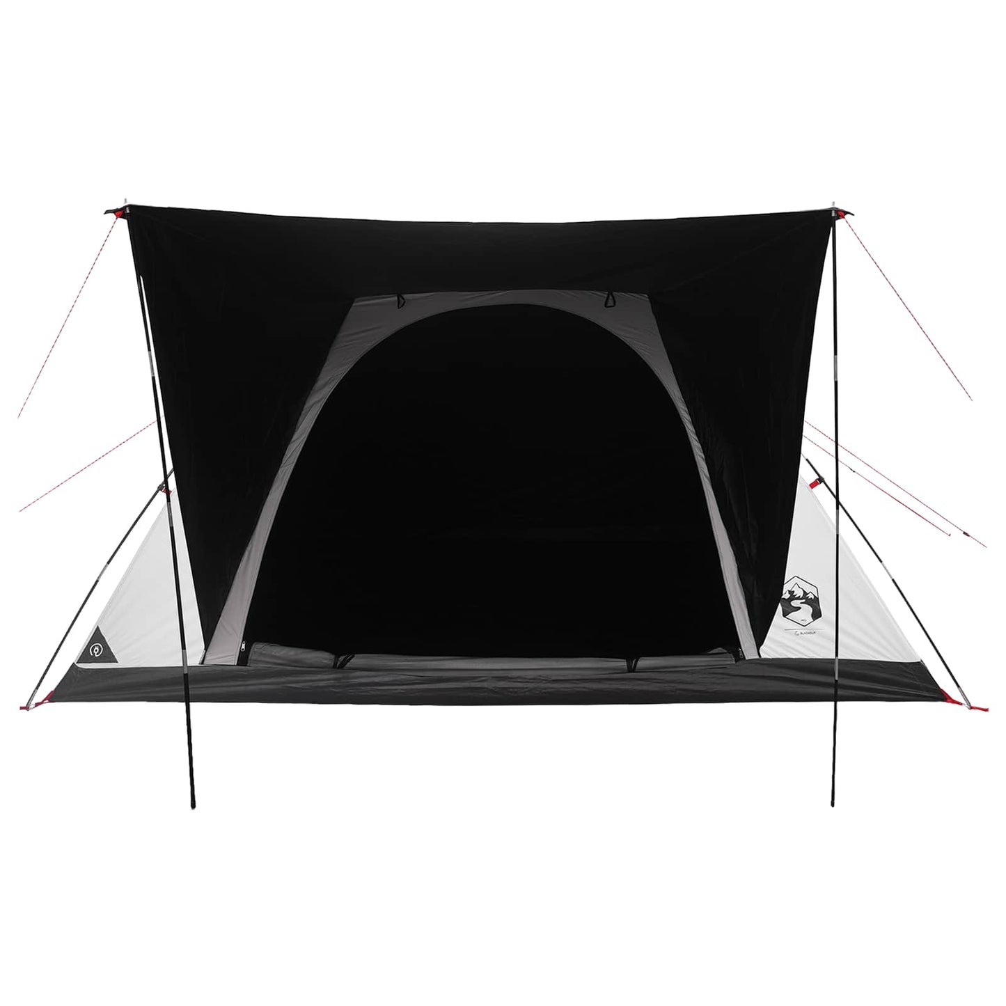Camping Telt Hvit Blackout 335 x 275 x 180 cm Polyester og stål