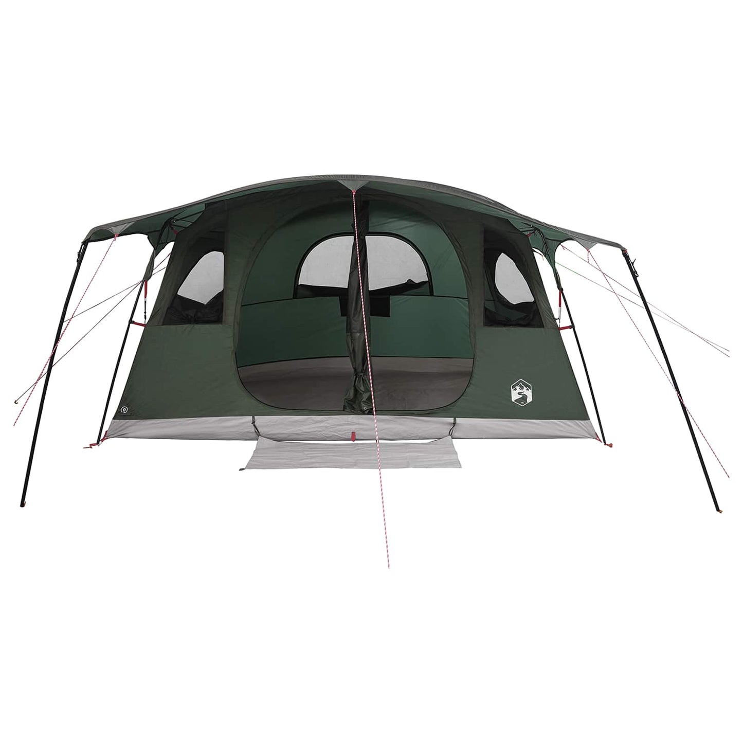 Tunneltelt Army grønn 366 x 244 x 198 cm Polyester og stål