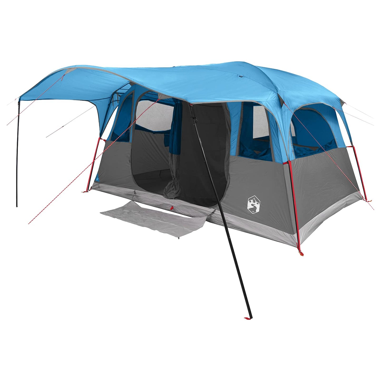 Tunneltelt med tak Blå 427 x 305 x 205 cm Polyester og stål