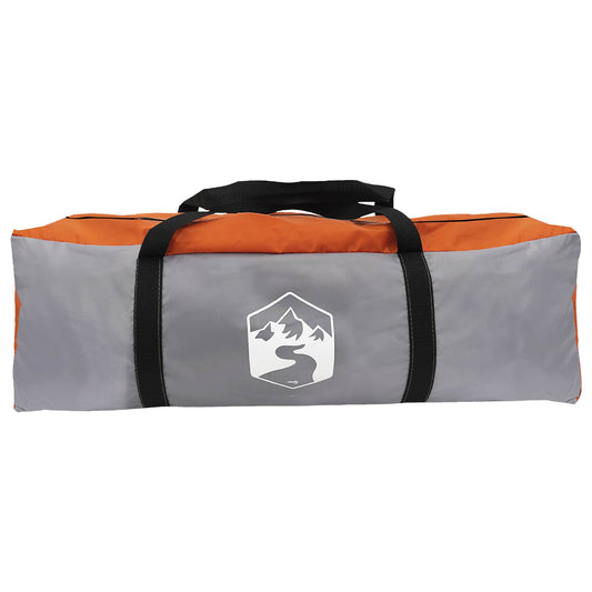 Tunneltelt Grå og Oransje 427 x 305 x 205 cm Polyester og stål