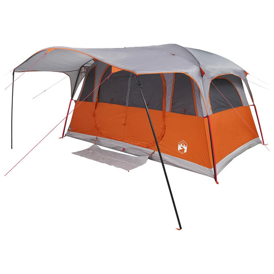 Tunneltelt Grå og Oransje 427 x 305 x 205 cm Polyester og stål