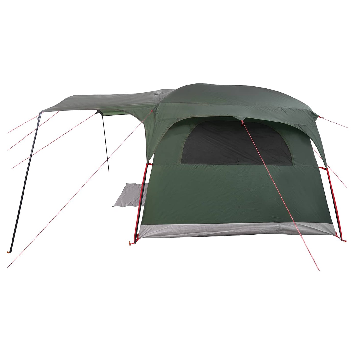 Tunneltelt Army grønn 427 x 305 x 205 cm Polyester og stål