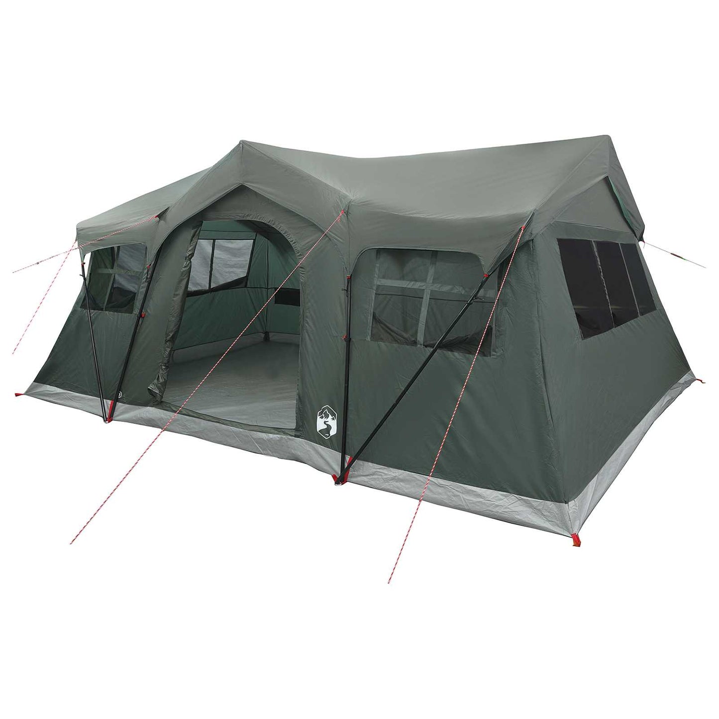Familietelt Army grønn 487 x 340 x 216 cm Polyester og stål