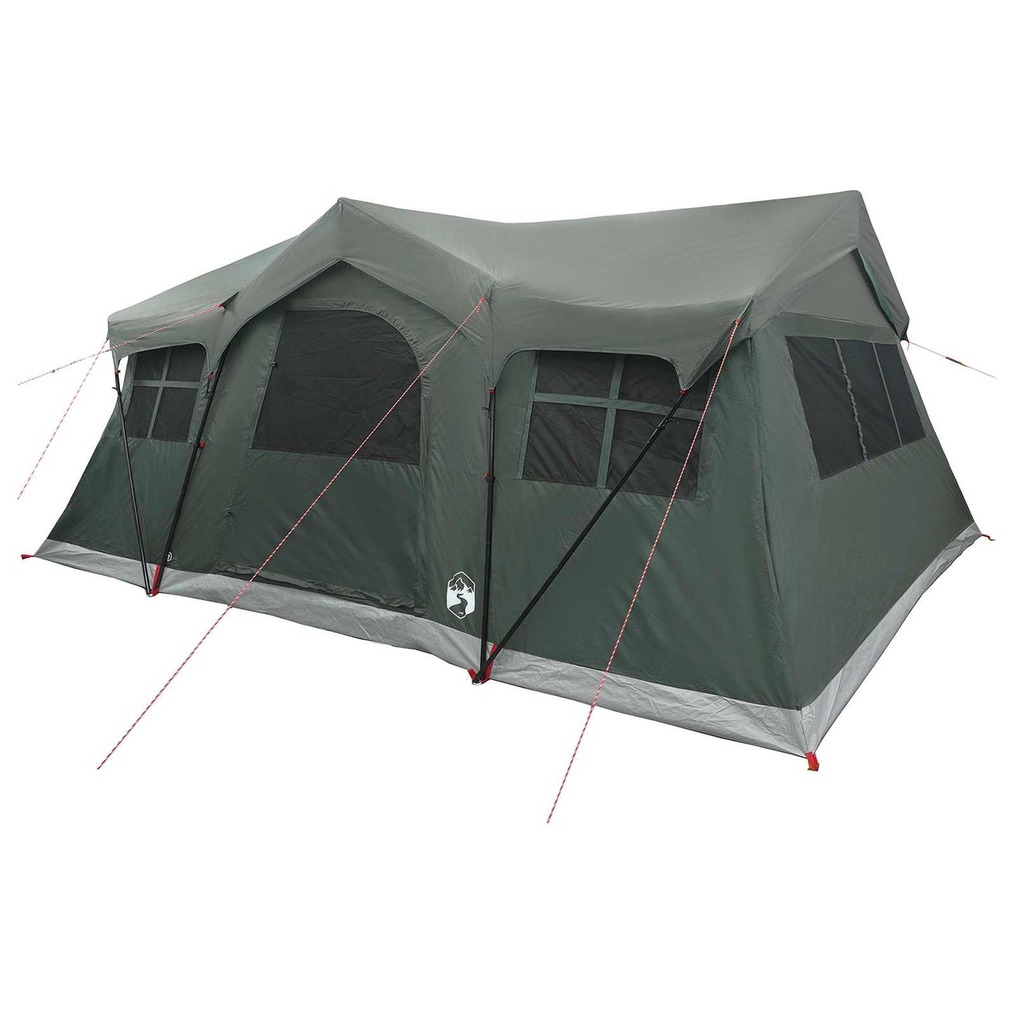 Familietelt Army grønn 487 x 340 x 216 cm Polyester og stål