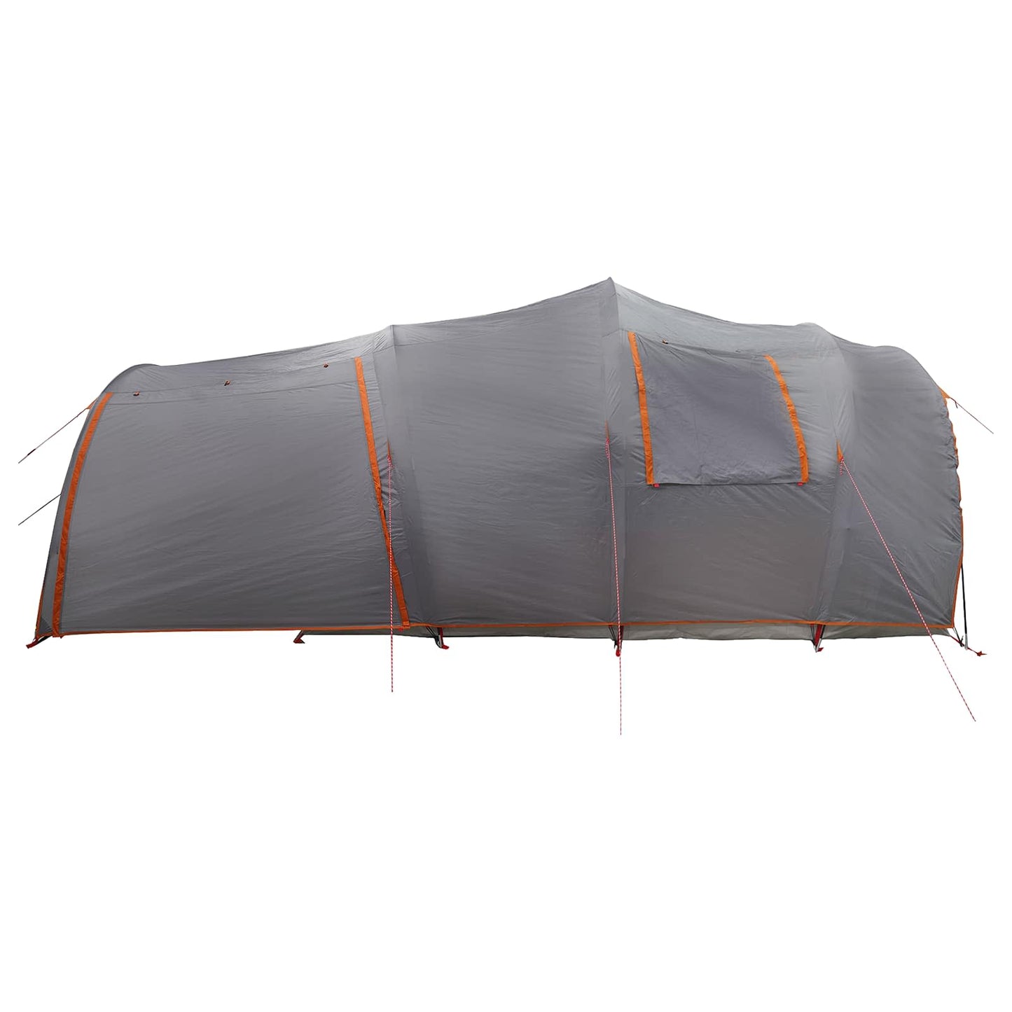 Tunneltelt Grå og Oransje 370 x 275 x 210 cm Polyester og stål