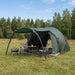 Tunneltelt Army grønn 370 x 275 x 210 cm Polyester og stål