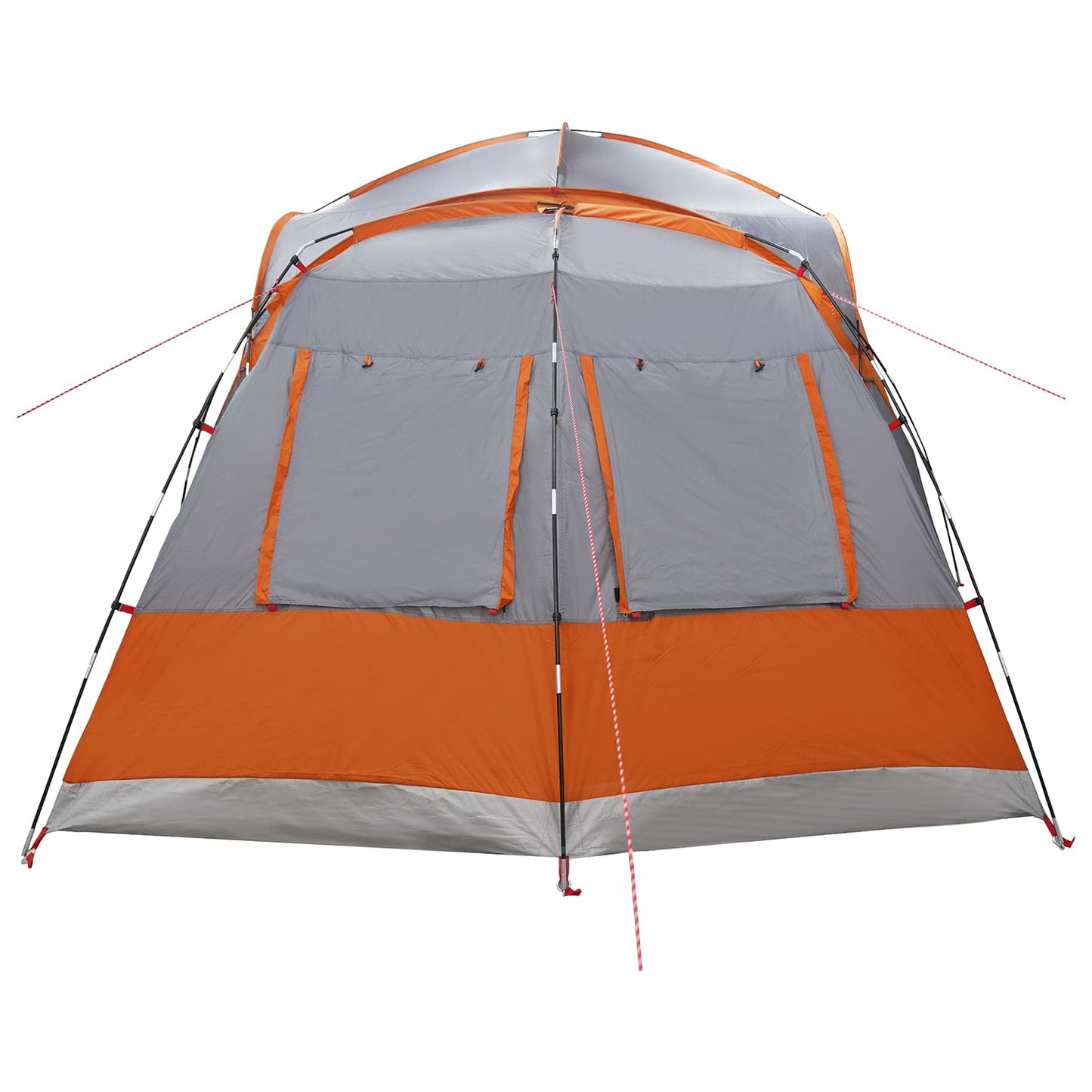 Sidesekk Grå og Oransje 410 x 410 x 250 cm Polyester og stål