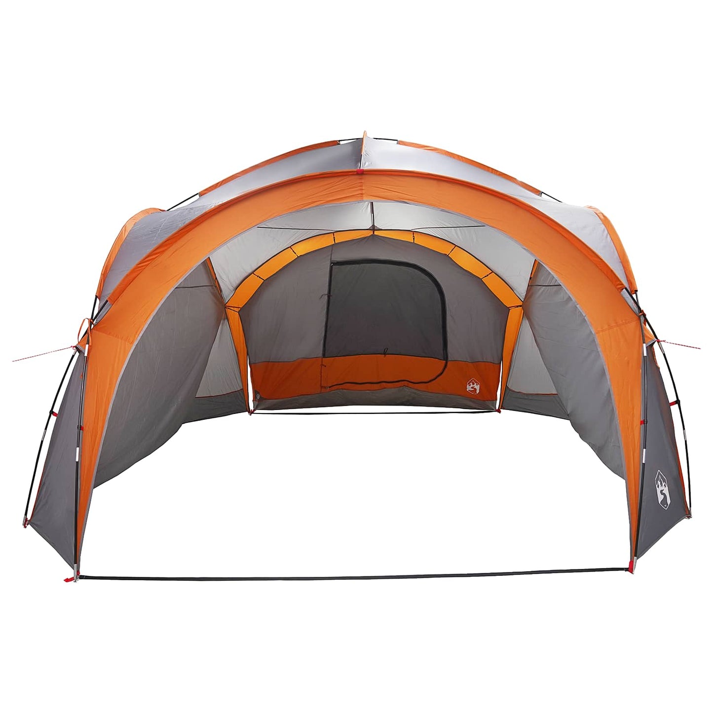 Sidesekk Grå og Oransje 410 x 410 x 250 cm Polyester og stål