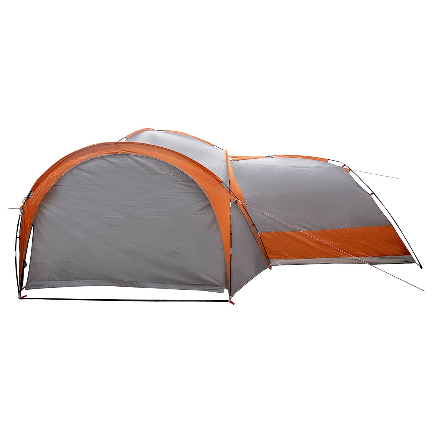 Sidesekk Grå og Oransje 410 x 410 x 250 cm Polyester og stål