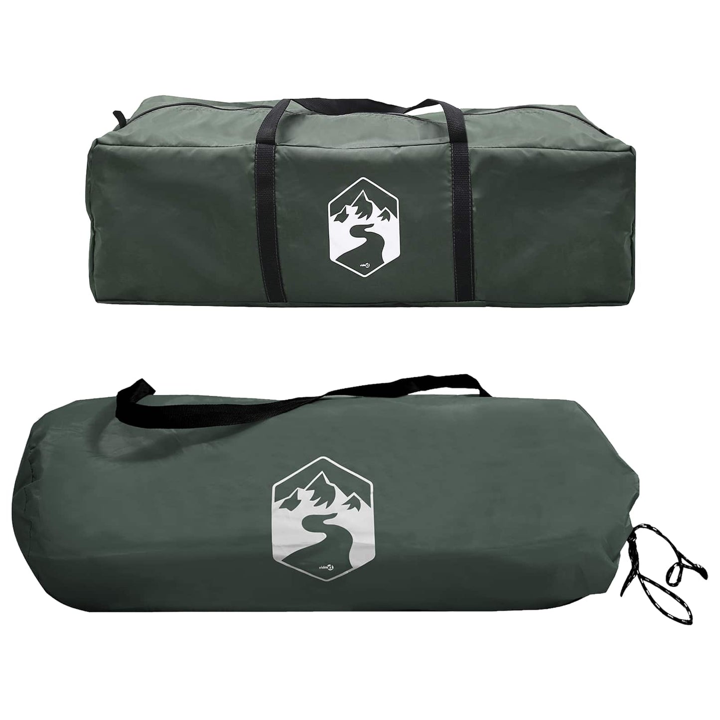 Sidesekk Army grønn 410 x 410 x 250 cm Polyester og stål