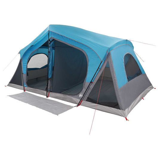 Hyttetelt med tak Blå 480 x 273 x 205 cm Polyester og stål