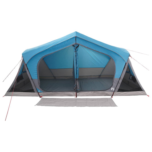 Hyttetelt med tak Blå 480 x 273 x 205 cm Polyester og stål