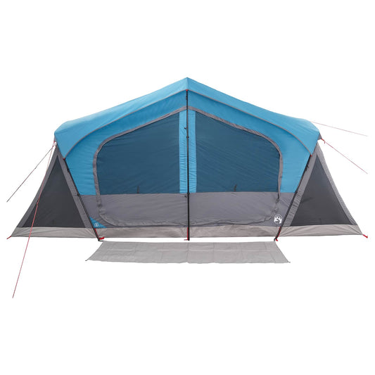 Hyttetelt med tak Blå 480 x 273 x 205 cm Polyester og stål