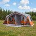 Hyttetelt Grå og Oransje 480 x 273 x 205 cm Polyester og stål