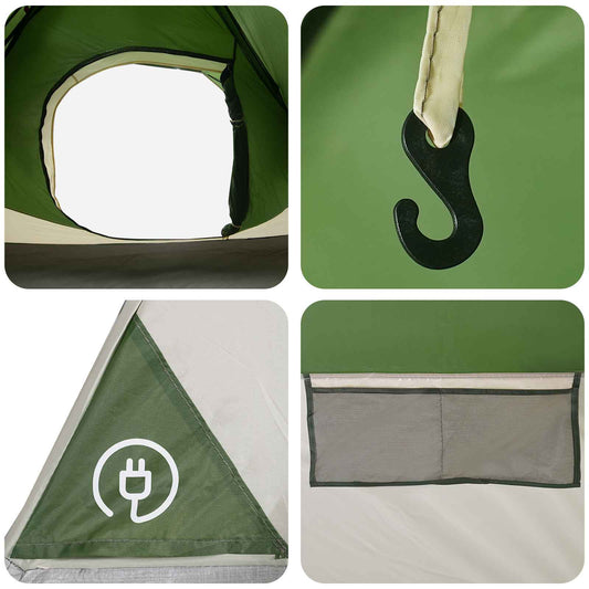 Sofort Telt med tak Grønn 305 x 215 x 140 cm Polyester og stål