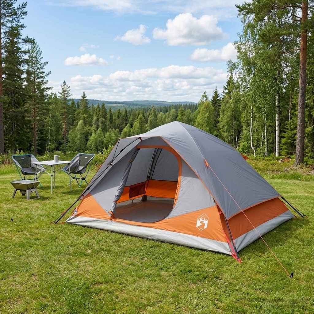 Sofort Telt Grå og Oransje 305 x 215 x 140 cm Polyester og stål