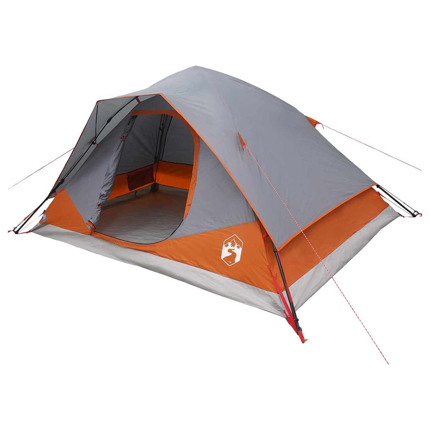 Sofort Telt Grå og Oransje 305 x 215 x 140 cm Polyester og stål