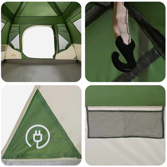 Sofort Telt med tak Grønn 305 x 275 x 190 cm Polyester og stål