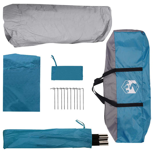 Sofort Telt med tak Blå 305 x 275 x 190 cm Polyester og stål