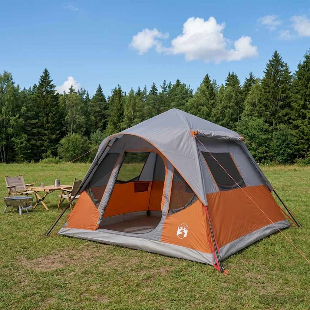 Sofort Telt Grå og Oransje 305 x 275 x 190 cm Polyester og stål