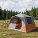Sofort Telt Grå og Oransje 365 x 380 x 200 cm Polyester og stål