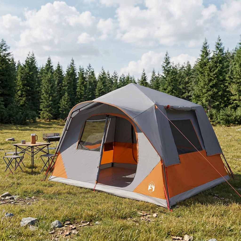 Sofort Telt Grå og Oransje 365 x 380 x 200 cm Polyester og stål