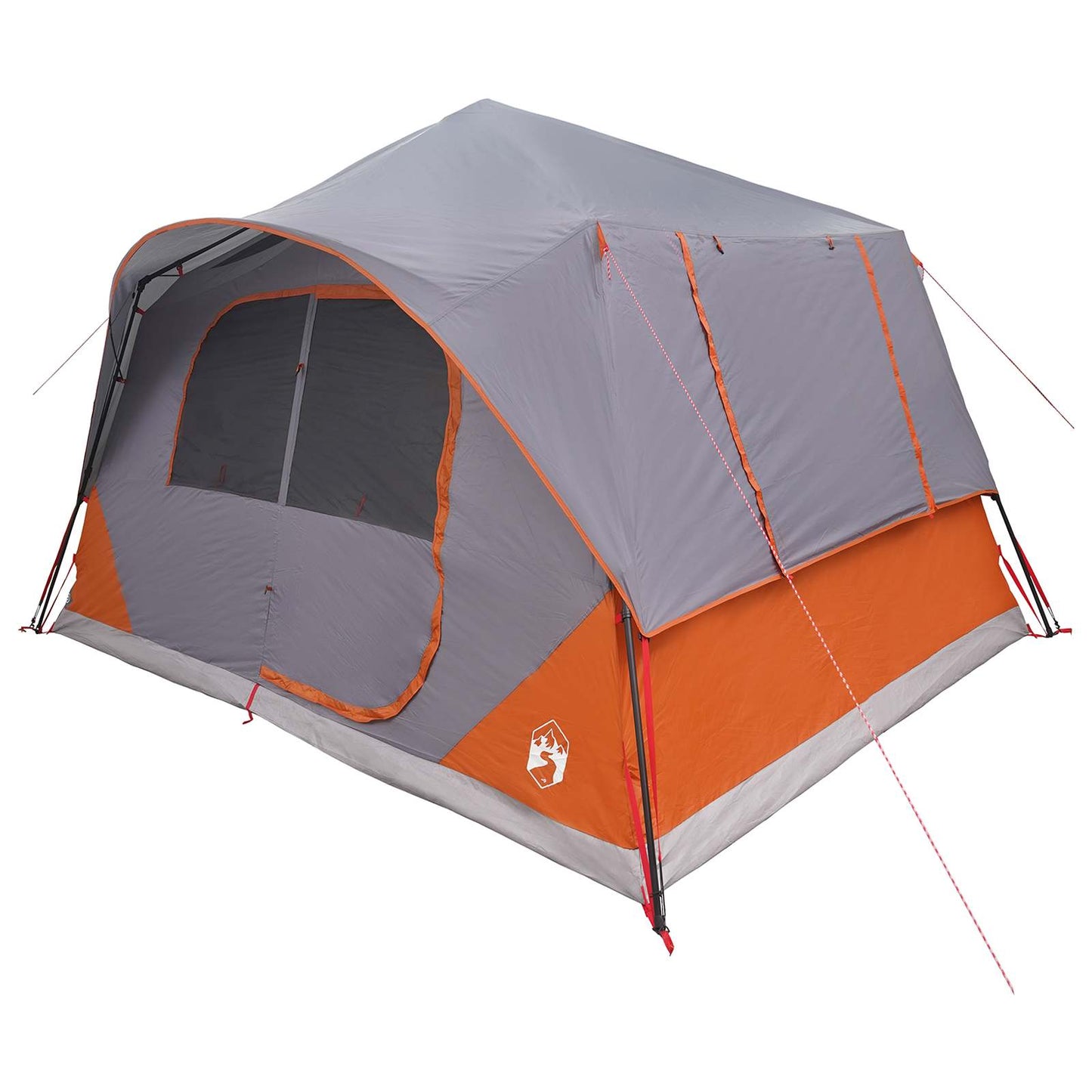 Sofort Telt Grå og Oransje 365 x 380 x 200 cm Polyester og stål