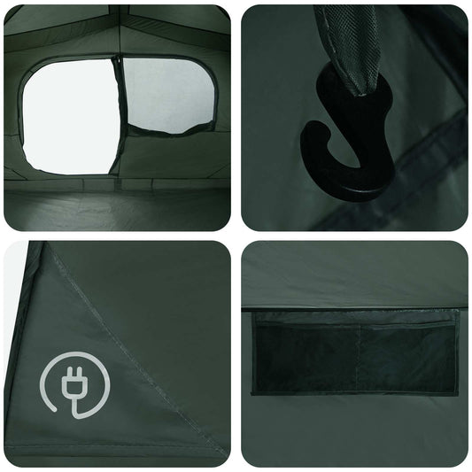 Sofort Telt Army grønn 365 x 280 x 200 cm Polyester og stål