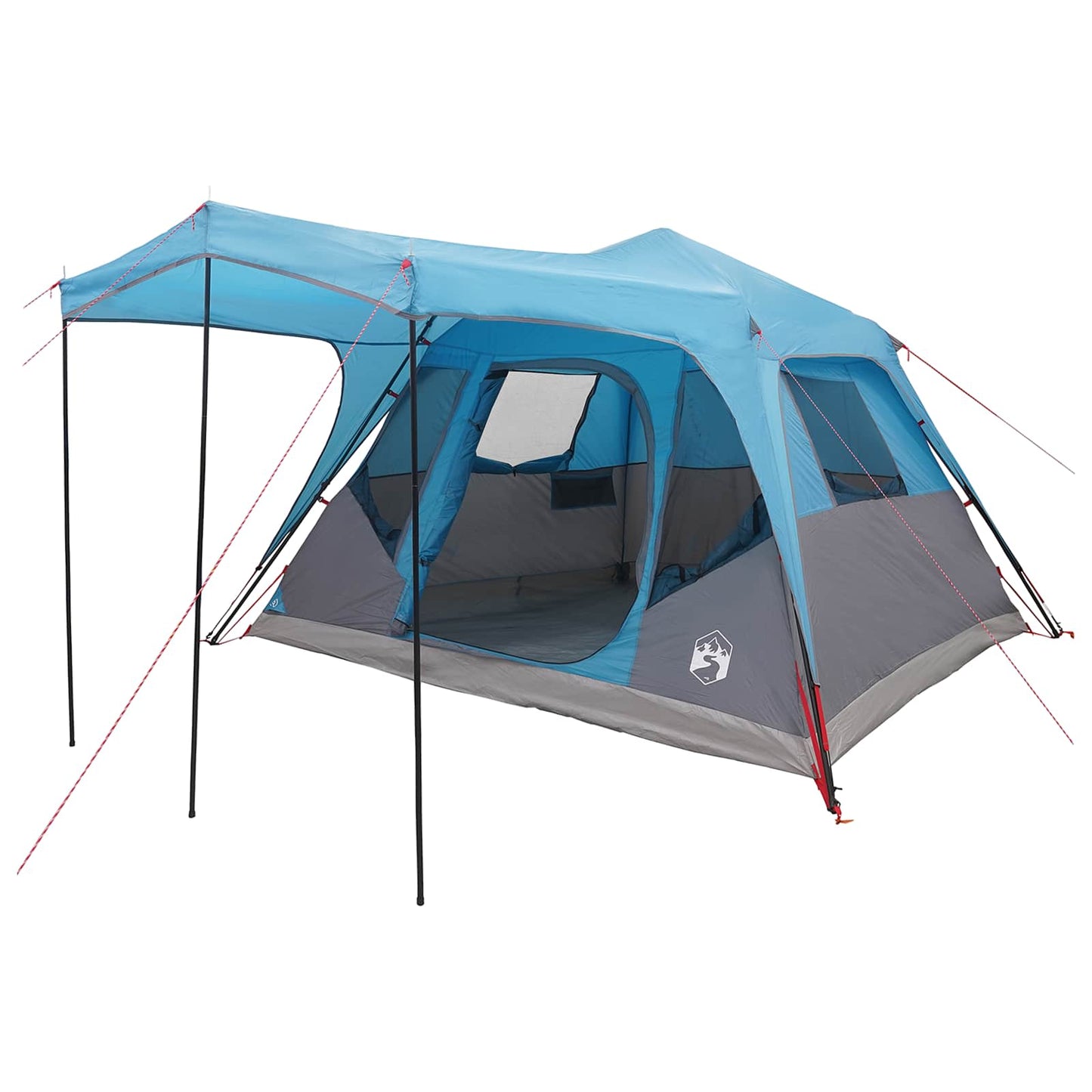 Familietelt med tak Blå 305 x 275 x 190 cm Polyester og stål