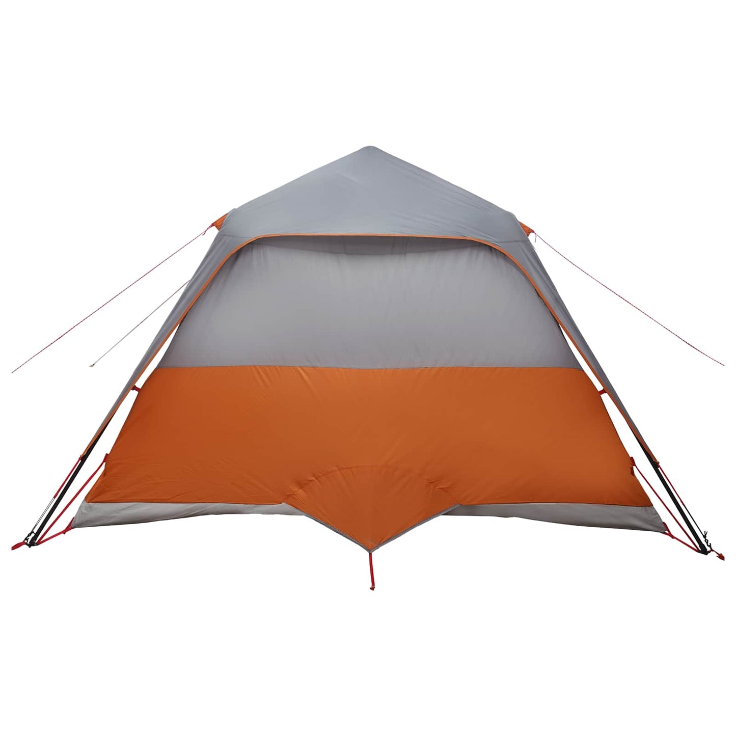 Familietelt Grå og Oransje 305 x 275 x 190 cm Polyester og stål
