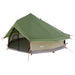 Tipi telt med tak Grønn 700 x 700 x 395 cm Polyester og stål