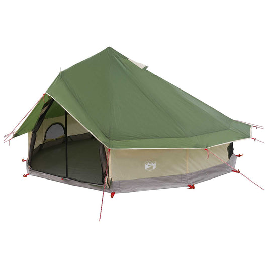 Tipi telt med tak Grønn 700 x 700 x 395 cm Polyester og stål