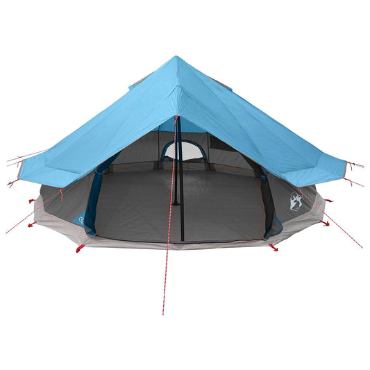 Tipi telt med tak Blå 700 x 700 x 395 cm Polyester og stål