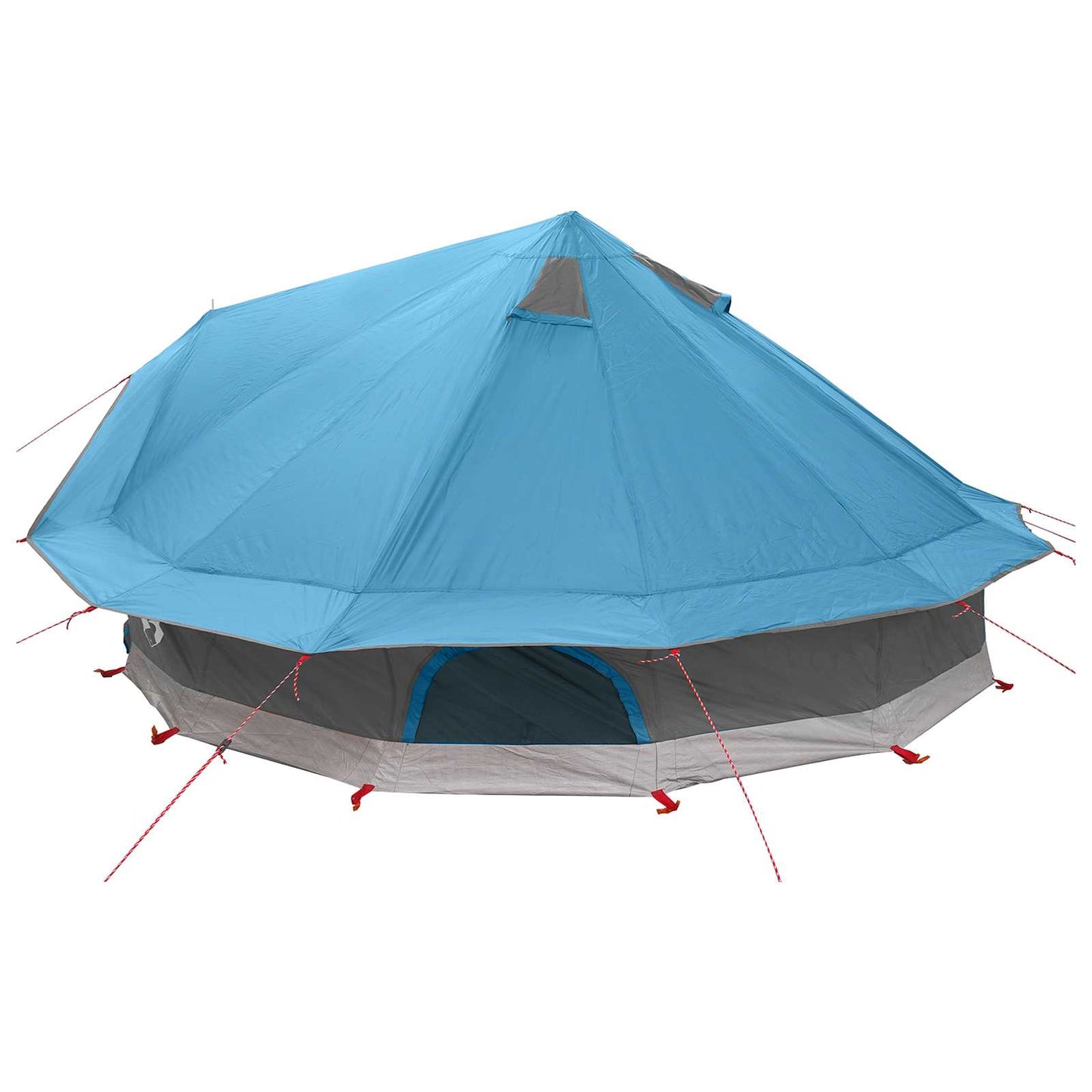 Tipi telt med tak Blå 700 x 700 x 395 cm Polyester og stål