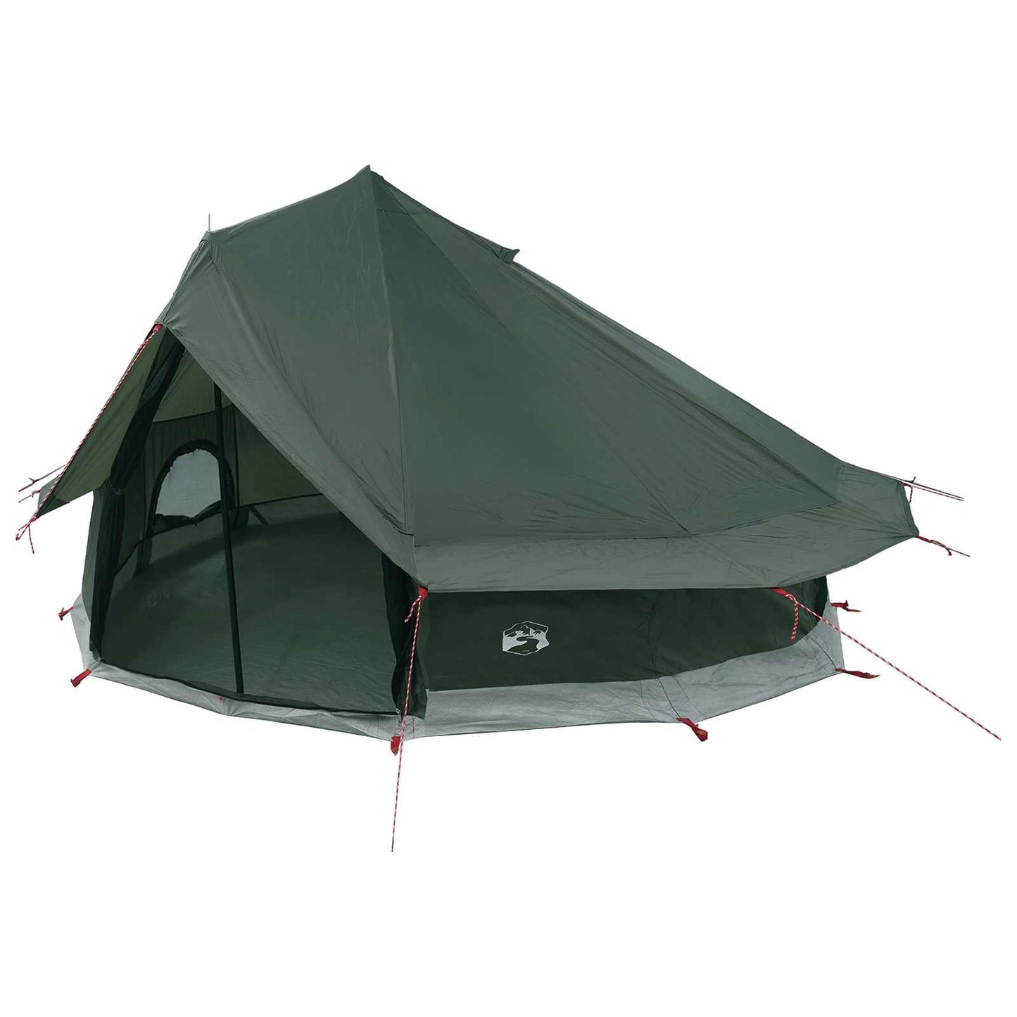 Tipi telt Army grønn 700 x 700 x 395 cm Polyester og stål