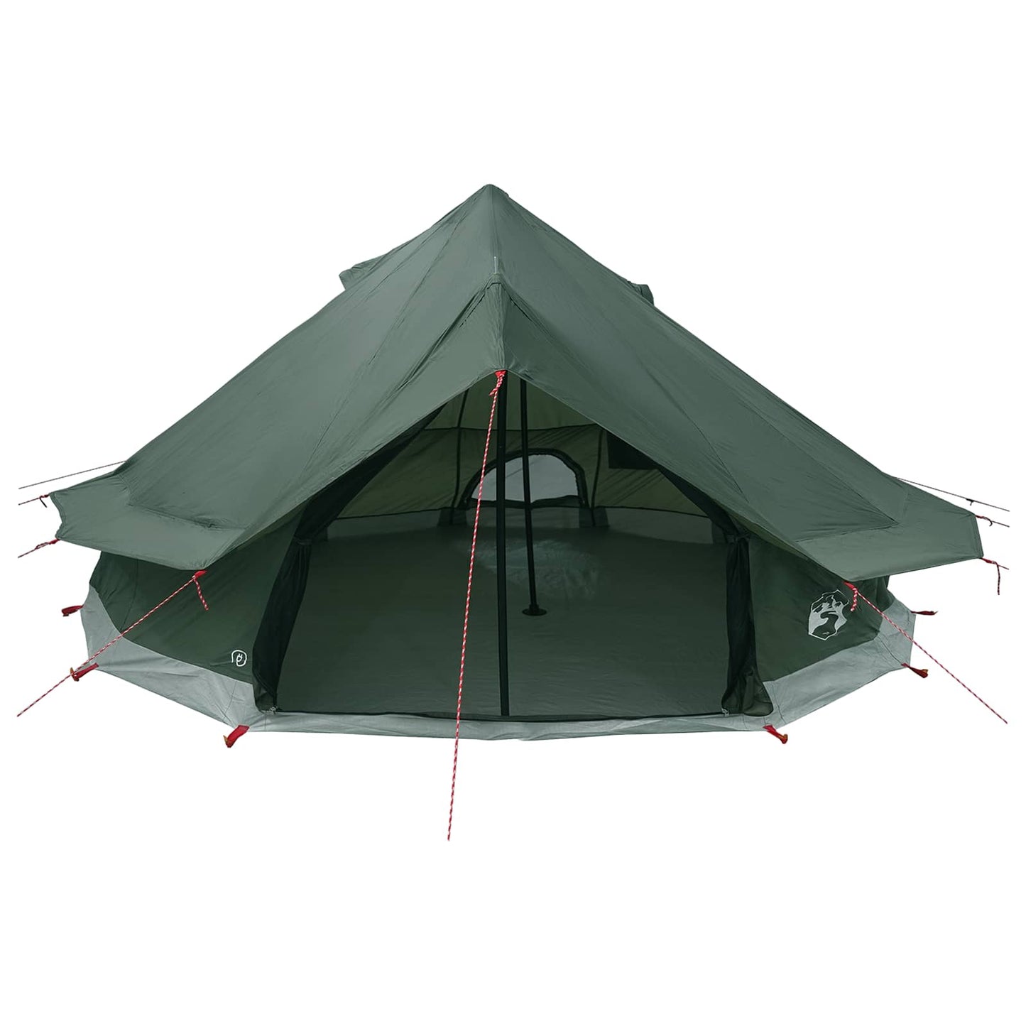 Tipi telt Army grønn 700 x 700 x 395 cm Polyester og stål