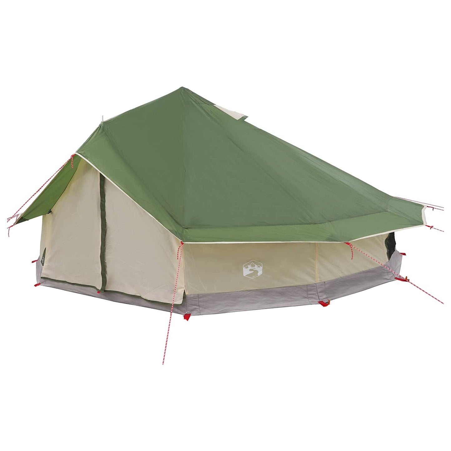 Tipi telt med tak Grønn 800 x 800 x 430 cm Polyester og stål