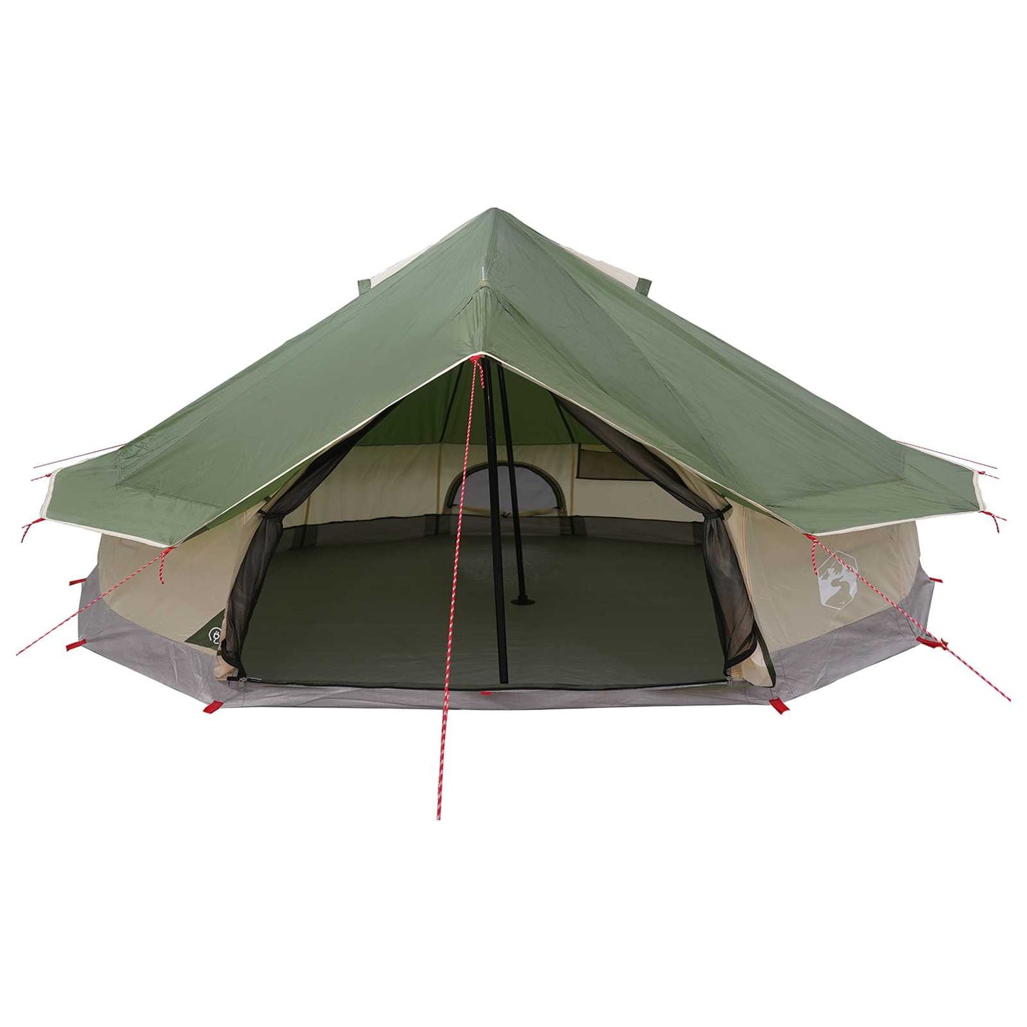 Tipi telt med tak Grønn 800 x 800 x 430 cm Polyester og stål