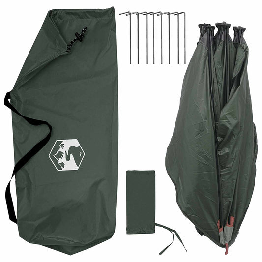 Jakt-telt Army grønn 143 x 143 x 165 cm Polyester og stål