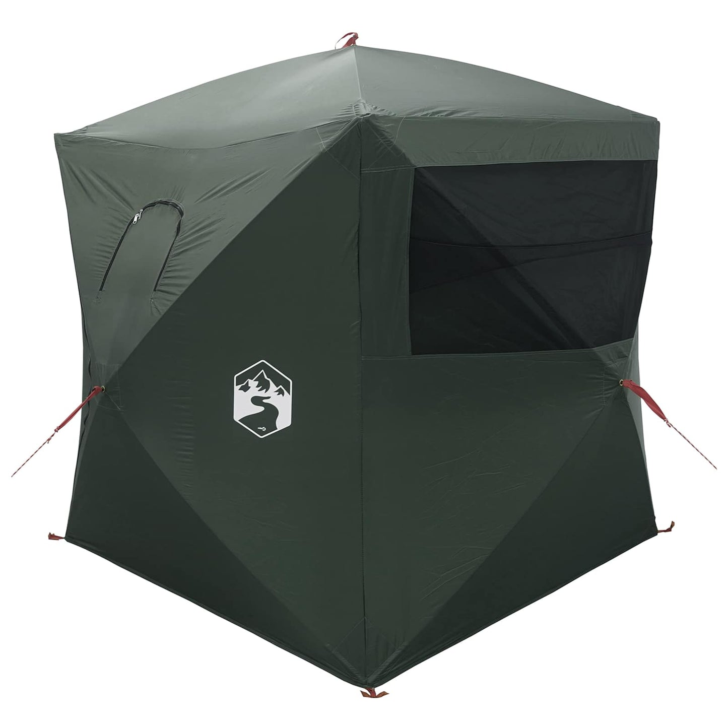 Jakt-telt Army grønn 143 x 143 x 165 cm Polyester og stål