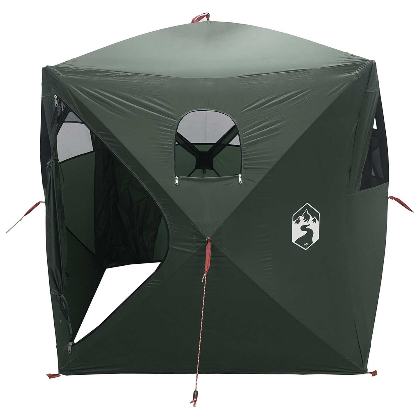 Jakt-telt Army grønn 143 x 143 x 165 cm Polyester og stål