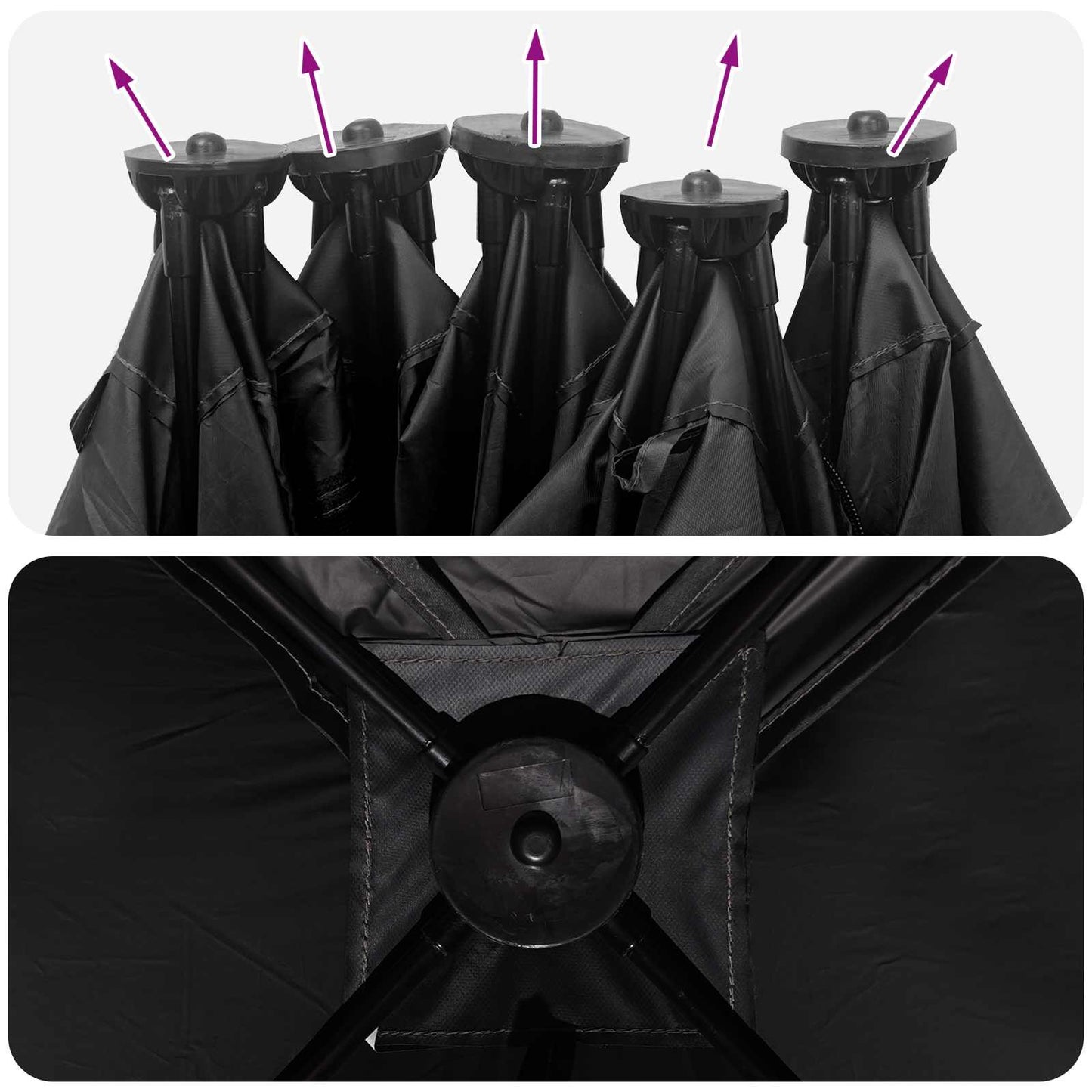 Jakt-telt Hvit Blackout 143 x 143 x 165 cm Polyester og stål