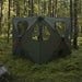 Jakt-telt Army grønn 145 x 145 x 150 cm Polyester og stål