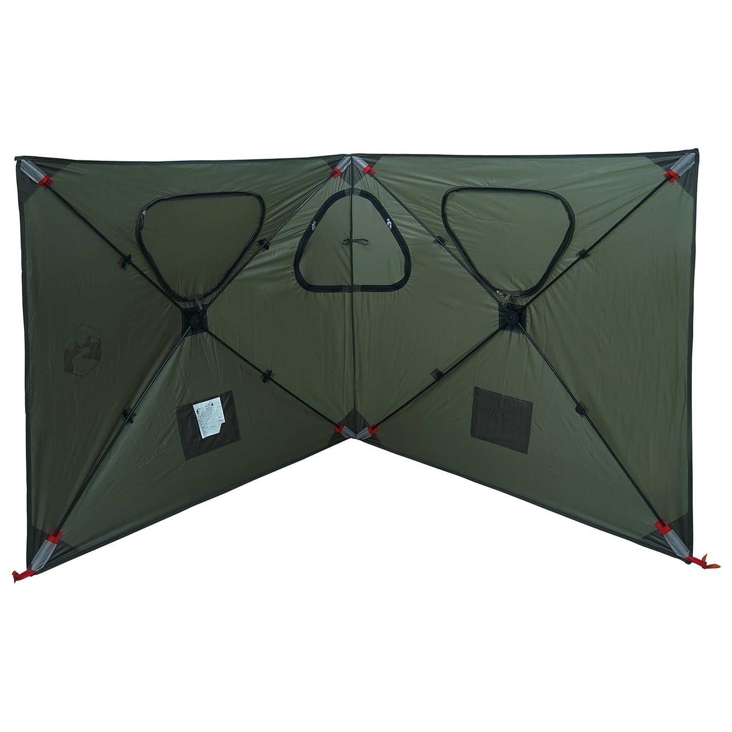 Jakt-telt Army grønn 145 x 145 x 150 cm Polyester og stål