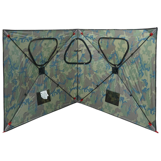 Jakt-telt Kamuflasje 145 x 145 x 150 cm Polyester og stål