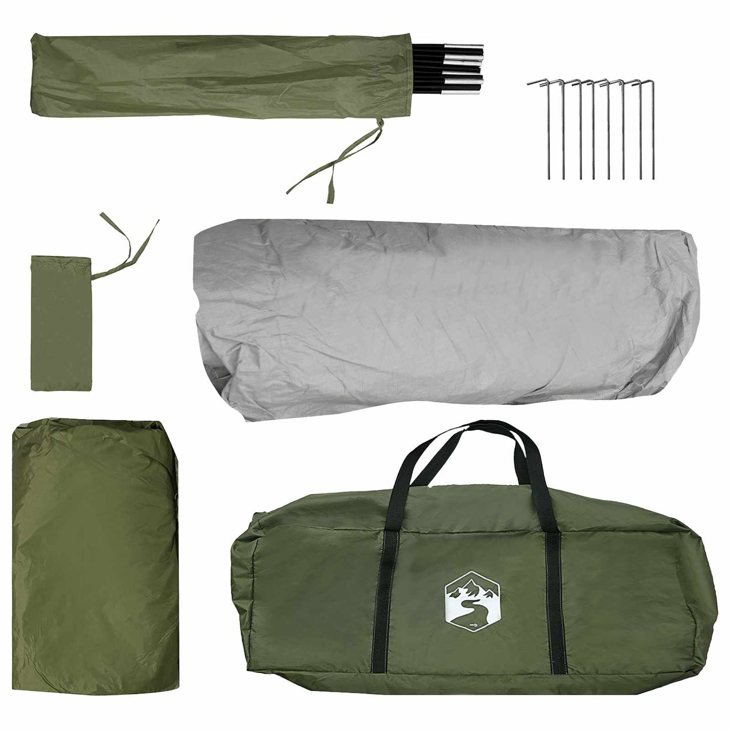 Sofort Telt Olivengrønn 305 x 215 x 140 cm Polyester og stål